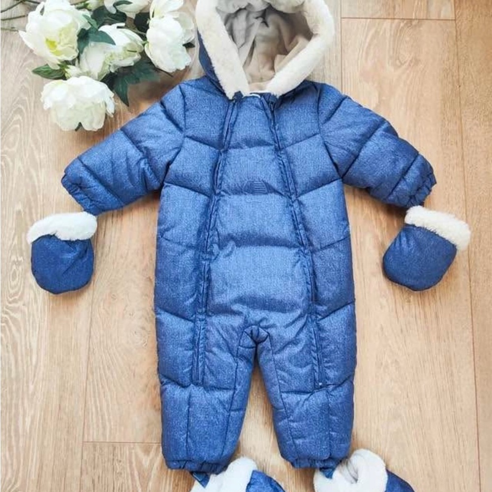 Mayoral winter Blue Kids One Piece Snowsuit